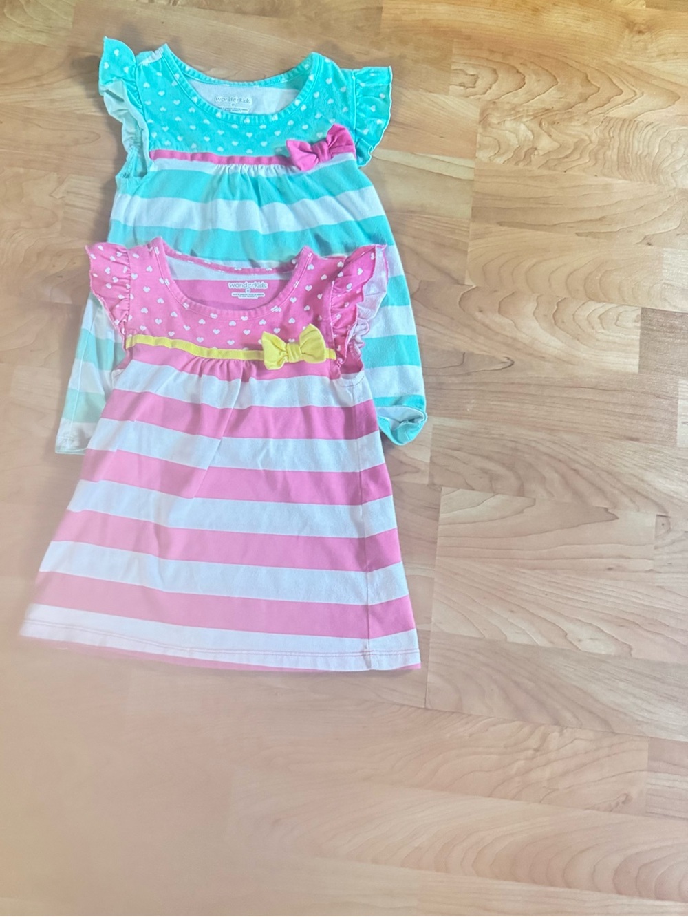Wonderkids Pink Heart-Print Girls' Tank Top